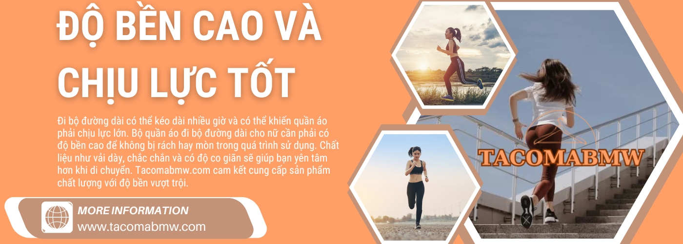 image đăng ký ngay Bộ quần áo đi bộ đường dài cho nữ tacomabmw